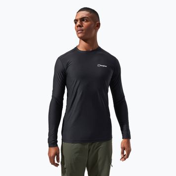Чоловічий лонгслів Berghaus 24/7 Basecrew чорний/чорний