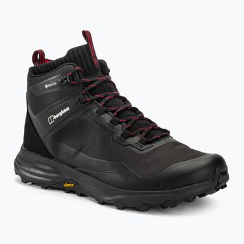 Черевики туристичні чоловічі Berghaus Vc22 Mid GTX black/red