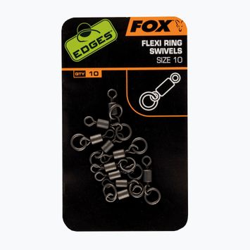 Вертлюги коропові Fox International Edges Flexi Ring Swivel червоні CAC529