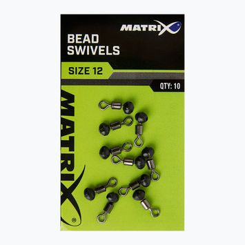 Рибальські з'єднувачі Matrix Bead Swivels 10 шт. чорні GAC375