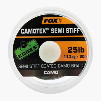 Плетена волосінь коропова Fox International Camotex Semi Stiff Camo CAC743