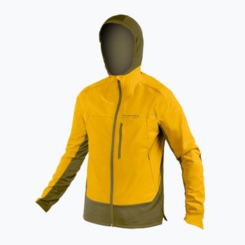 Чоловіча велосипедна куртка Endura MT500 гірчичного кольору Polartec