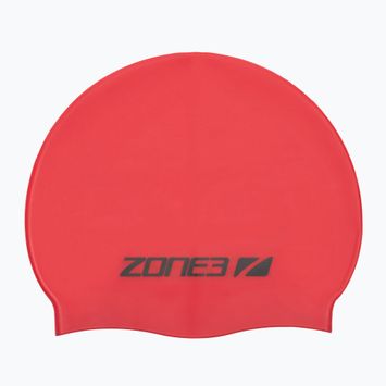 ZONE3 Силіконова шапочка для плавання червона