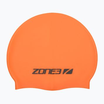 ZONE3 Силіконова шапочка для плавання hi-vis помаранчева