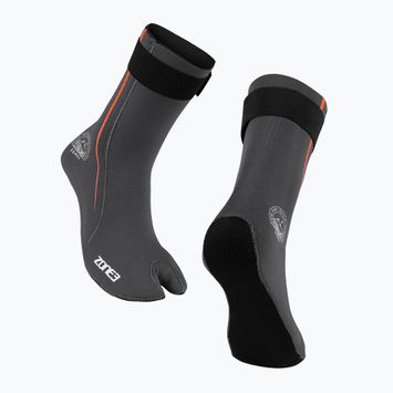 Шкарпетки неопренові ZONE3 Active Flex Swim 3 мм grey/orange