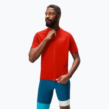 Футболка велосипедна чоловіча Endura Loop Zipped flame red