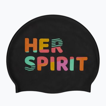 Шапочка для плавання HUUB Her Spirit Swim Cap чорна A2-VGCAPHS