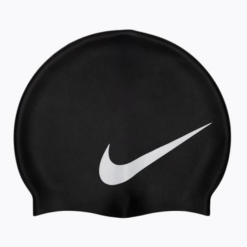 Шапочка для плавання Nike Big Swoosh чорна NESS8163-001