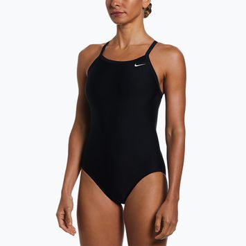 Купальник суцільний жіночий Nike Solid Racerback black