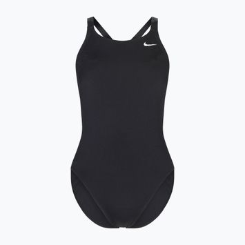 Купальник суцільний жіночий Nike Hydrastrong Solid чорний NESSA001-001