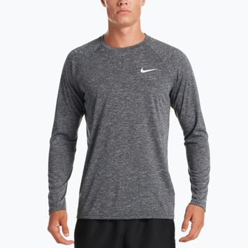 Лонгслів тренувальний чоловічий Nike Heather чорний NESSA590-001