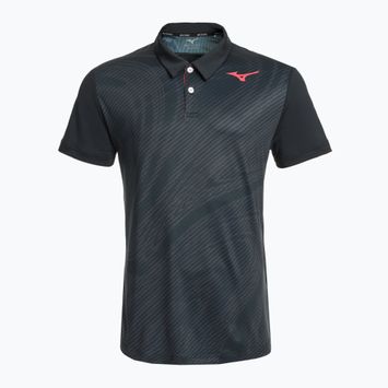 Чоловіча тенісна футболка-поло Mizuno Charge Shadow Polo чорна