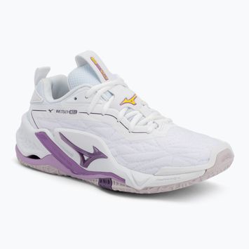 Кросівки гандбольні Mizuno Wav Stealth Neo 2 white / navy peony / peach parfait