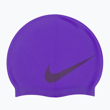Шапочка для плавання Nike Big Swoosh фіолетова NESS8163-593