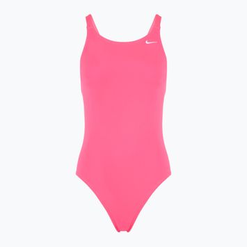 Купальник суцільний жіночий Nike Hydrastrong Solid Fastback hyper pink