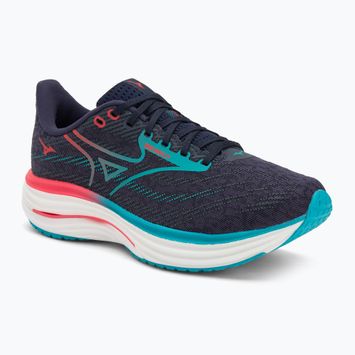 Кросівки для бігу чоловічі Mizuno Wave Rider 29 odyssey gray/Ccapri breeze/calypso coral