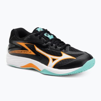 Кросівки волейбольні дитячі Mizuno Lightning Star Z7 black/tangelo/ice green