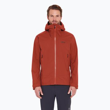 Куртка-дощовик чоловіча Rab Downpour Light tuscan red