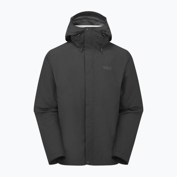 Куртка-дощовик чоловіча Rab Downpour black