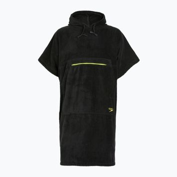 Пончо для плавання Speedo Swim Poncho S чорне/гіпержовте