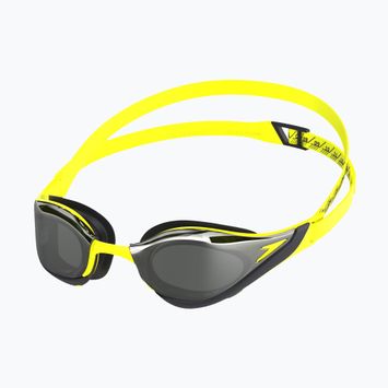 Окуляри для плавання Speedo Fastskin Pure Focus Mirror hyper yellow/smoke/silver mirror