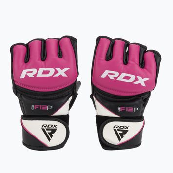 Рукавиці грепплінгові RDX New Model рожеві GGRF-12P