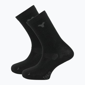 Шкарпетки трекінгові TEKO Ecobaseliner 1.0 Merino 2 pary black