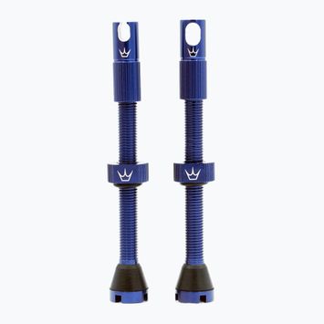 Комплект безтрубних клапанів Peaty's X Chris King MK2 Presta 60 мм темно-синій