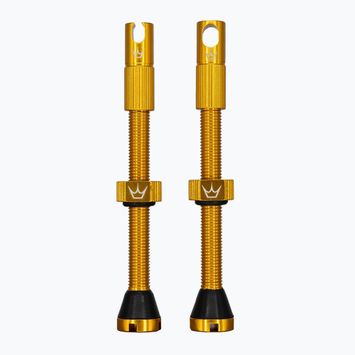 Комплект безтрубних клапанів Peaty's X Chris King MK2 Presta 60 мм золото