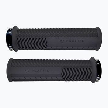Peaty's Monarch Knurl Товсті ручки на кермо чорні