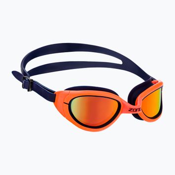Окуляри для плавання ZONE3 Attack navy/orange SA19GOGAT113