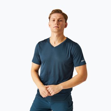 Футболка трекінгова чоловіча REGATTA Fingal V-Neck moonlight denim