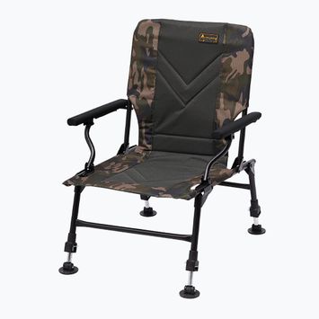 Крісло Prologic Avenger Relax Camo Chair W/Armrests & Covers сіро-зелене PLB027