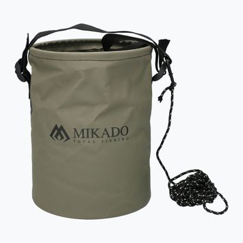 Відро для риболовлі Mikado складане зелене AMC-021