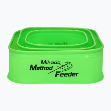 Контейнери для наживки Mikado Eva Method Feeder 007 3 шт. зелені UWI-MF-007-SET