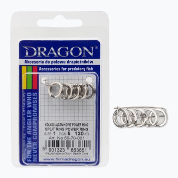З'єднувальне кільце DRAGON Power Ring сріблясте PDF-50-70
