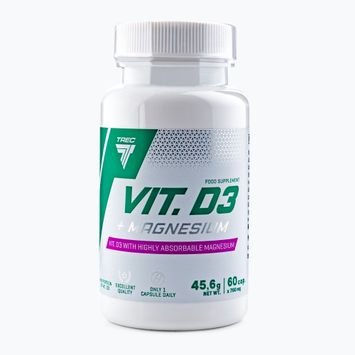 Vitamin D3 + Magnesium Trec Вітамін D3 + Магній 60 капсул TRE/814