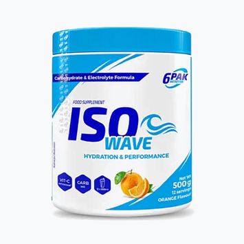 Ізотонічний напій в порошку 6PAK Iso Wave 500 g Orange