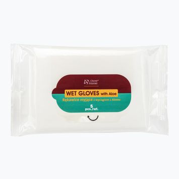 Рукавиці для миття коней з алое Over Horse Wet Gloves 5 шт. wet-glv