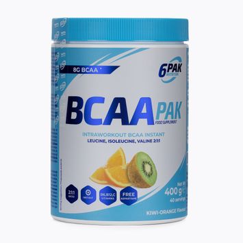 BCAA 6PACK амінокислоти 400г апельсин-ківі PAK/013#POMKI