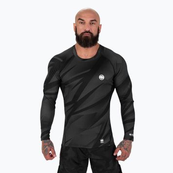 Чоловічий лонгслів Pitbull Rashguard Dot Camo II сірий