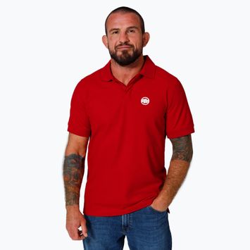 Футболка поло чоловіча Pitbull West Coast Rockey Polo red