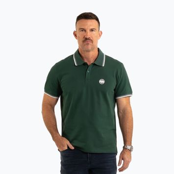 Футболка поло чоловіча Pitbull Polo Pique Stripes Regular jade green