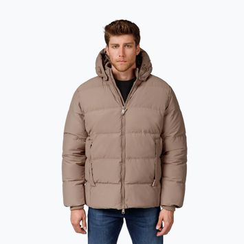 Куртка зимова чоловіча Pitbull Duncan Quilted Hooded dark sand