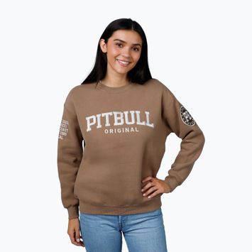 Жіночий світшот Pitbull Tyrian з капюшоном койот коричневий