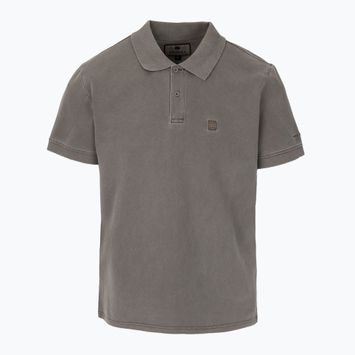 Футболка поло чоловіча Pitbull Washed Polo dark brown