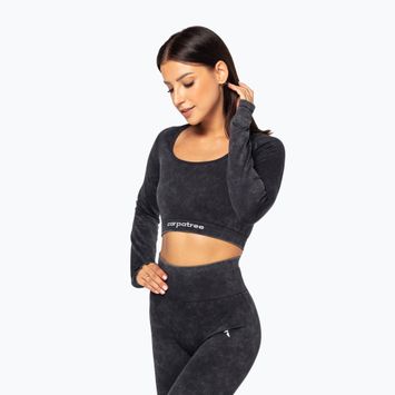 Жіночий тренувальний топ Carpatree Yasmine Seamless Longsleeves чорний