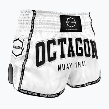 Шорти тренувальні чоловічі Octagon Muay Thai white