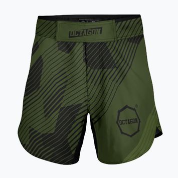 Шорти для тренувань чоловічі Octagon Broken Line MMA olive