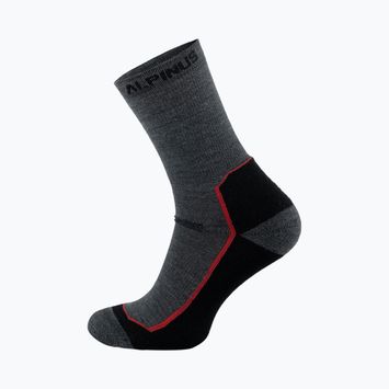 Шкарпетки для трекінгу Alpinus Avrill чорні/сірі